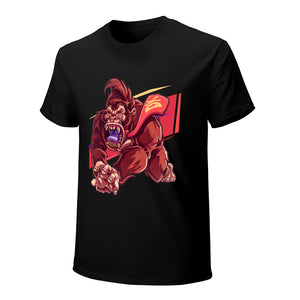 180G US-size heat-sealed printed short-sleeve T-shirt [50% cotton/50% polyester blend] [Official orders from TEMU, TK, and SHEIN]