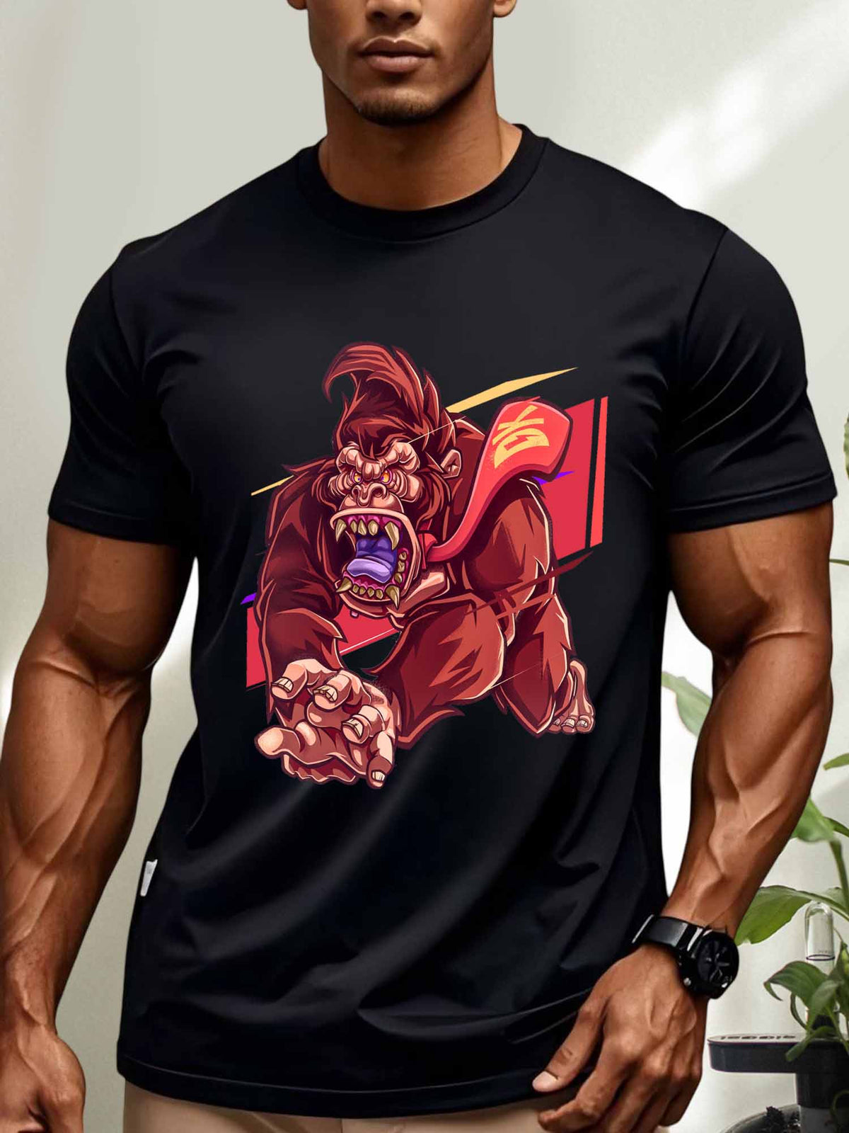 180G US-size heat-sealed printed short-sleeve T-shirt [50% cotton/50% polyester blend] [Official orders from TEMU, TK, and SHEIN]