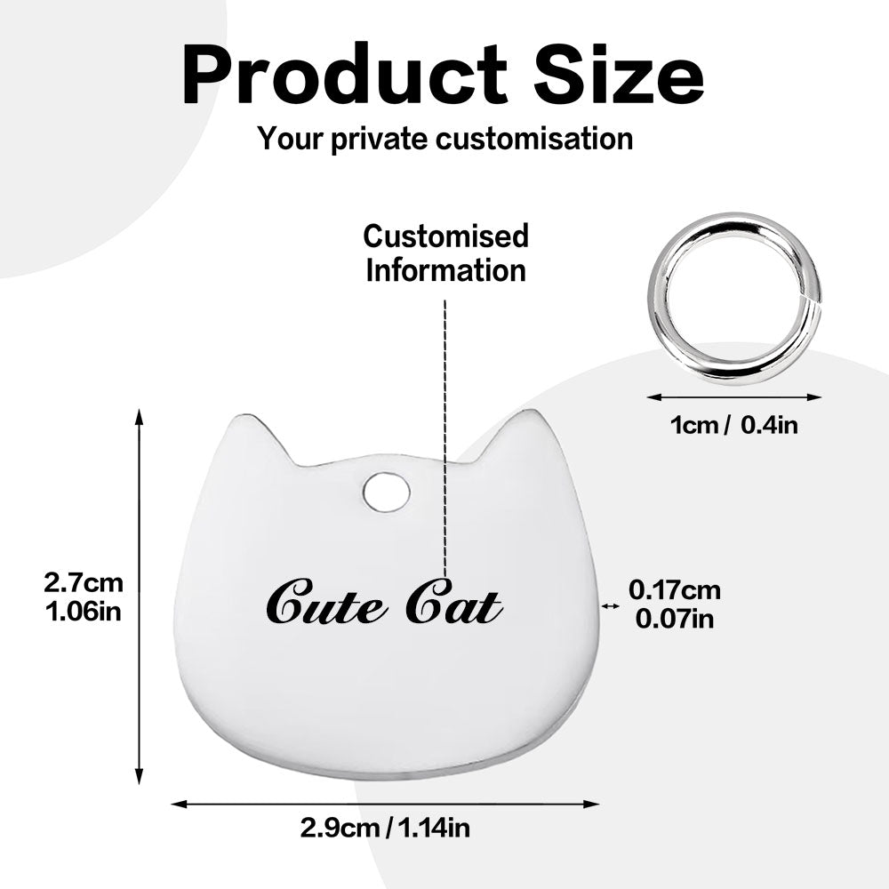 Customized Cat Head Accessories [Gift Box Packaging] [Official Orders from TEMU, TK, and SHEIN]