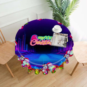Fluorescent Round Tablecloth (Lace Design) [Official TEMU, TK, SHEIN Listing]