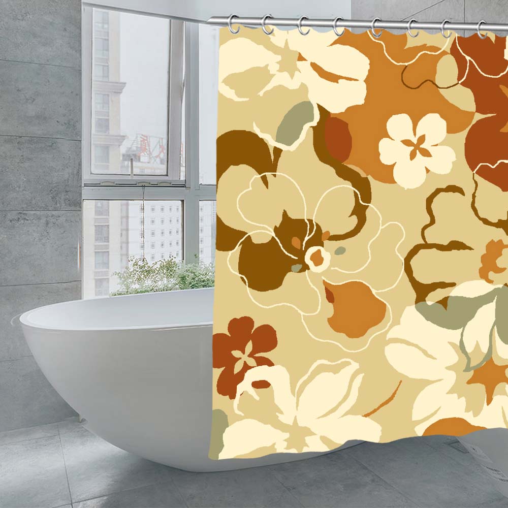 Custom-made fluorescent waterproof shower curtain [Official orders from TEMU, TK, and SHEIN]