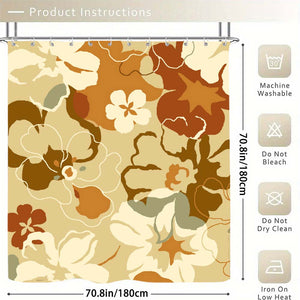 Custom-made fluorescent waterproof shower curtain [Official orders from TEMU, TK, and SHEIN]