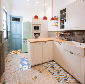 Flannel mat (kitchen two-piece set) [Official TEMU, TK, SHEIN listings]